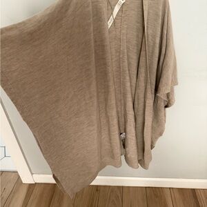 Lululemon Athletica Beige Merino Wool Cardigan